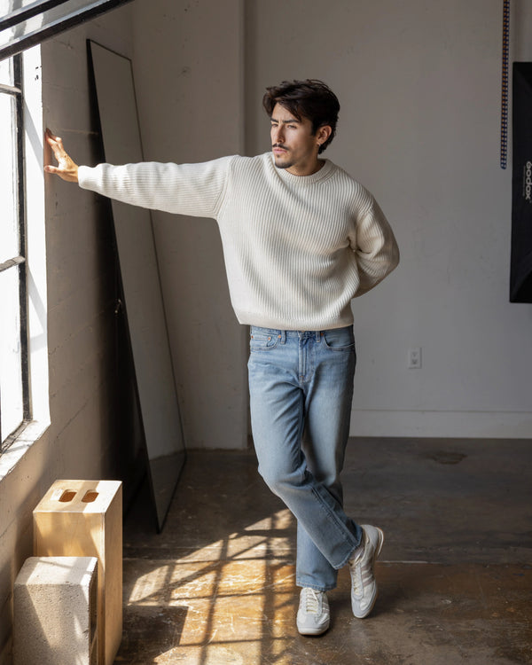 Standard Straight Jeans for Shorter Men