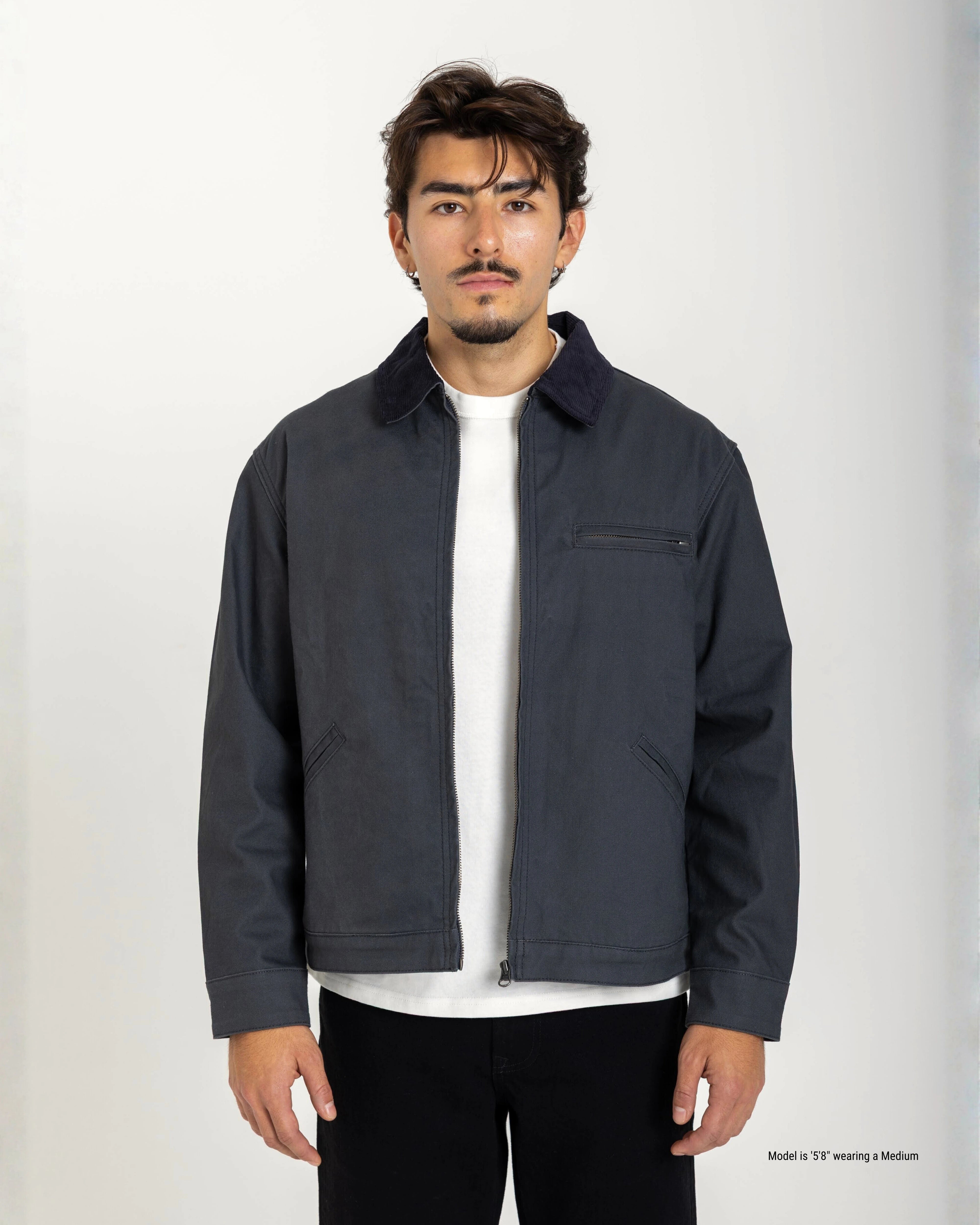 Lined Work Jacket for Shorter Men – Abbreviated
