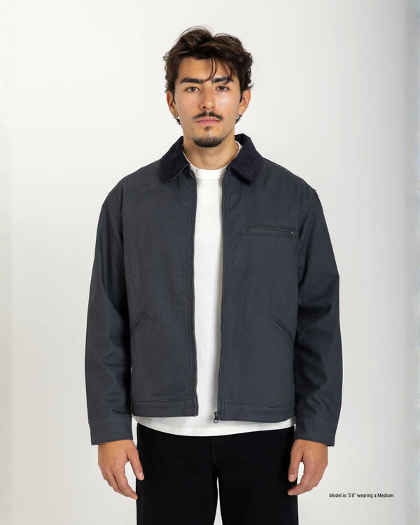 Lined Work Jacket for Shorter Men
