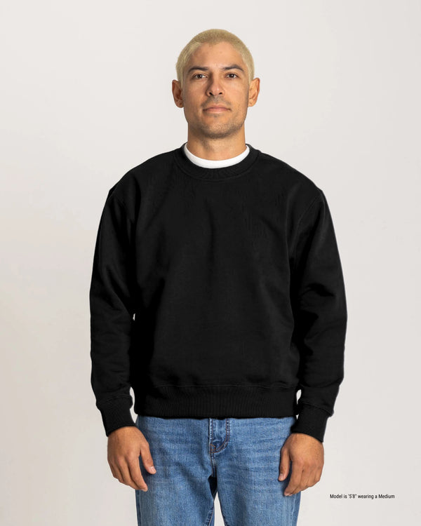 Crewneck Sweatshirt for Shorter Men