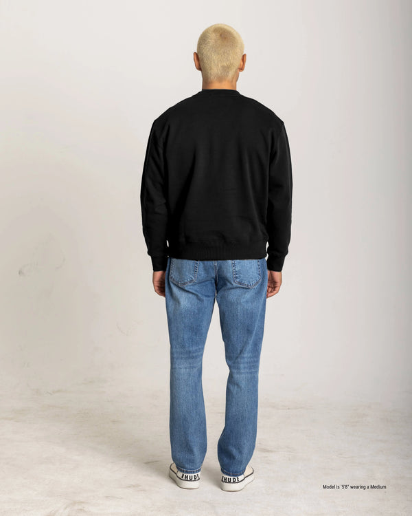 Crewneck Sweatshirt for Shorter Men