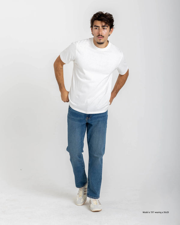 Standard Straight Jeans for Shorter Men