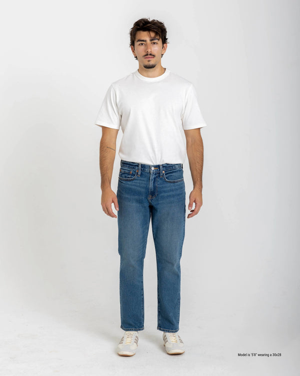 Standard Straight Jeans for Shorter Men