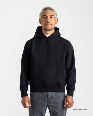 hoodie for shorter men blue close