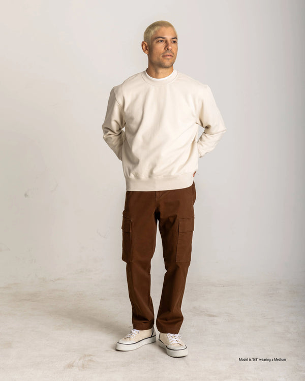 Crewneck Sweatshirt for Short Men Salt