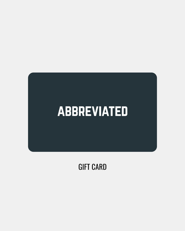 Gift Card - Abbreviated - Clothes for Shorter Guys