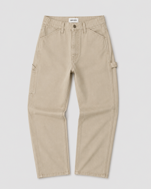 Canvas Workwear Pants For Shorter Men