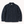 Load image into Gallery viewer, A dark navy blue canvas utility jacket with a button-up front, a chest pocket, and two large front patch pockets, laid flat against a light off-white background.
