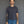 Load image into Gallery viewer, Man wearing a plain dark gray t-shirt and blue jeans against a gray background
