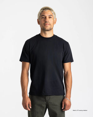 black t-shirt for shorter guys