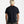 Load image into Gallery viewer, black t-shirt for shorter guys back
