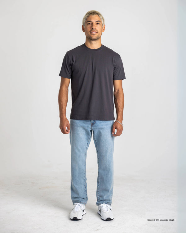 Jeans for shorter men