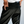 Load image into Gallery viewer, Close-up of the side pocket on black loose-fit pleated trousers for shorter men
