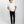 Load image into Gallery viewer, Shorter Man wearing a white t-shirt and black jeans on a white background
