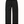 Load image into Gallery viewer, Black straight-leg menswear trousers for shorter men, flat lay front view
