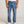 Load image into Gallery viewer, straight fit jeans for short men dark medium wash close front
