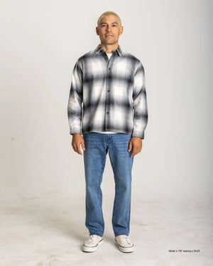 straight fit jeans for short men dark wash front