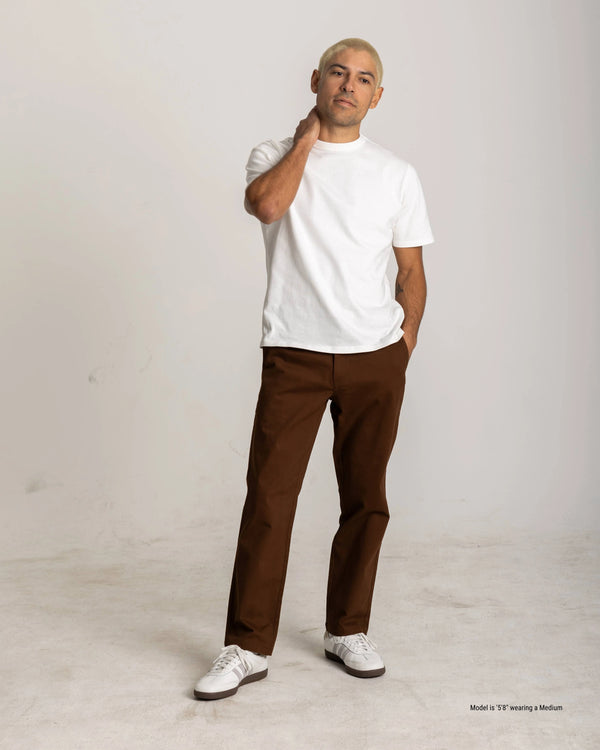 white t-shirt for short men back alt