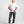 Load image into Gallery viewer, white t shirt for short men pose
